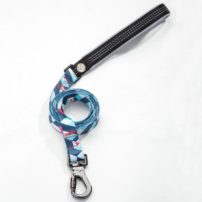 Geometric Pattern Dog Training Leash with Wrist Loop - My Store