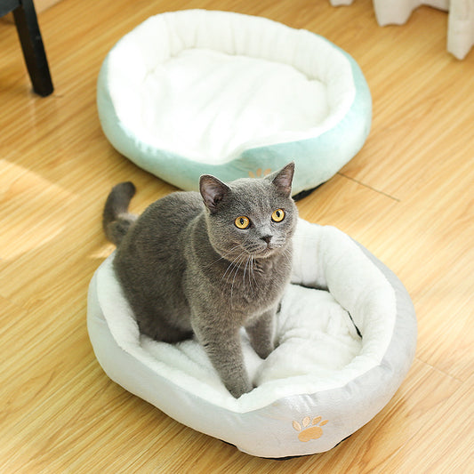 Removable And Washable Round Kennel Bed for Cats and Kittens - My Store