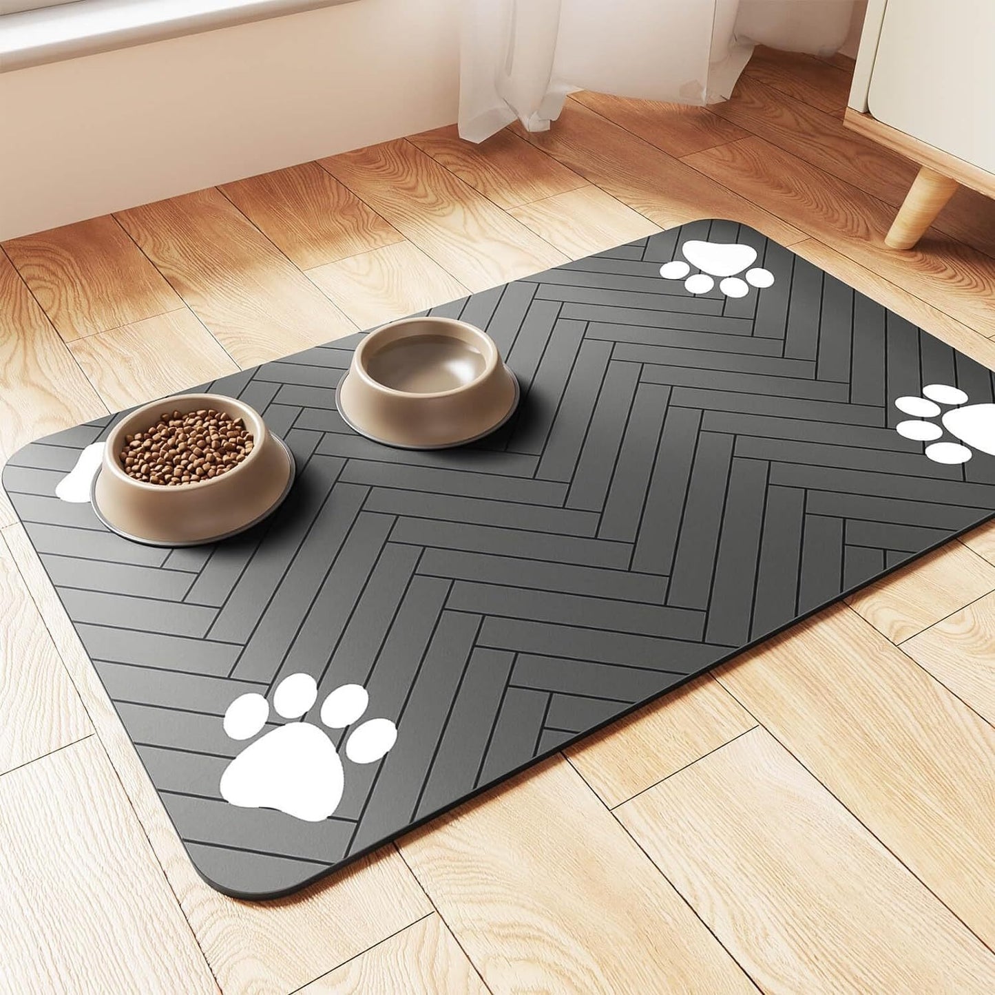 Quick-Drying Pet Floor Mat for Feeding or Wet Paws - My Store