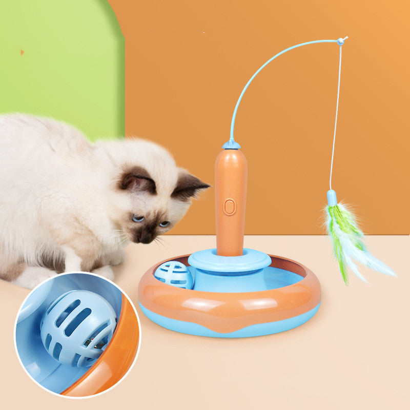 2-in-1 Cat Turntable Toy - My Store