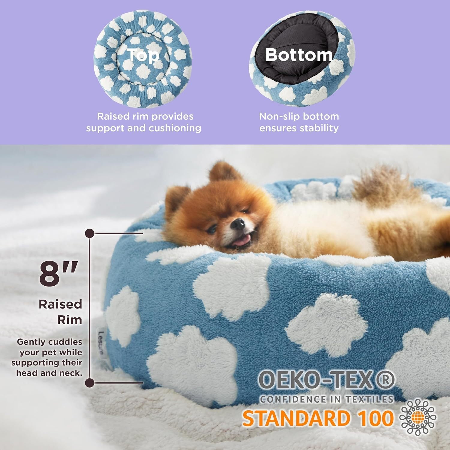 Calming Anxiety Dog Bed & Cat Bed - My Store