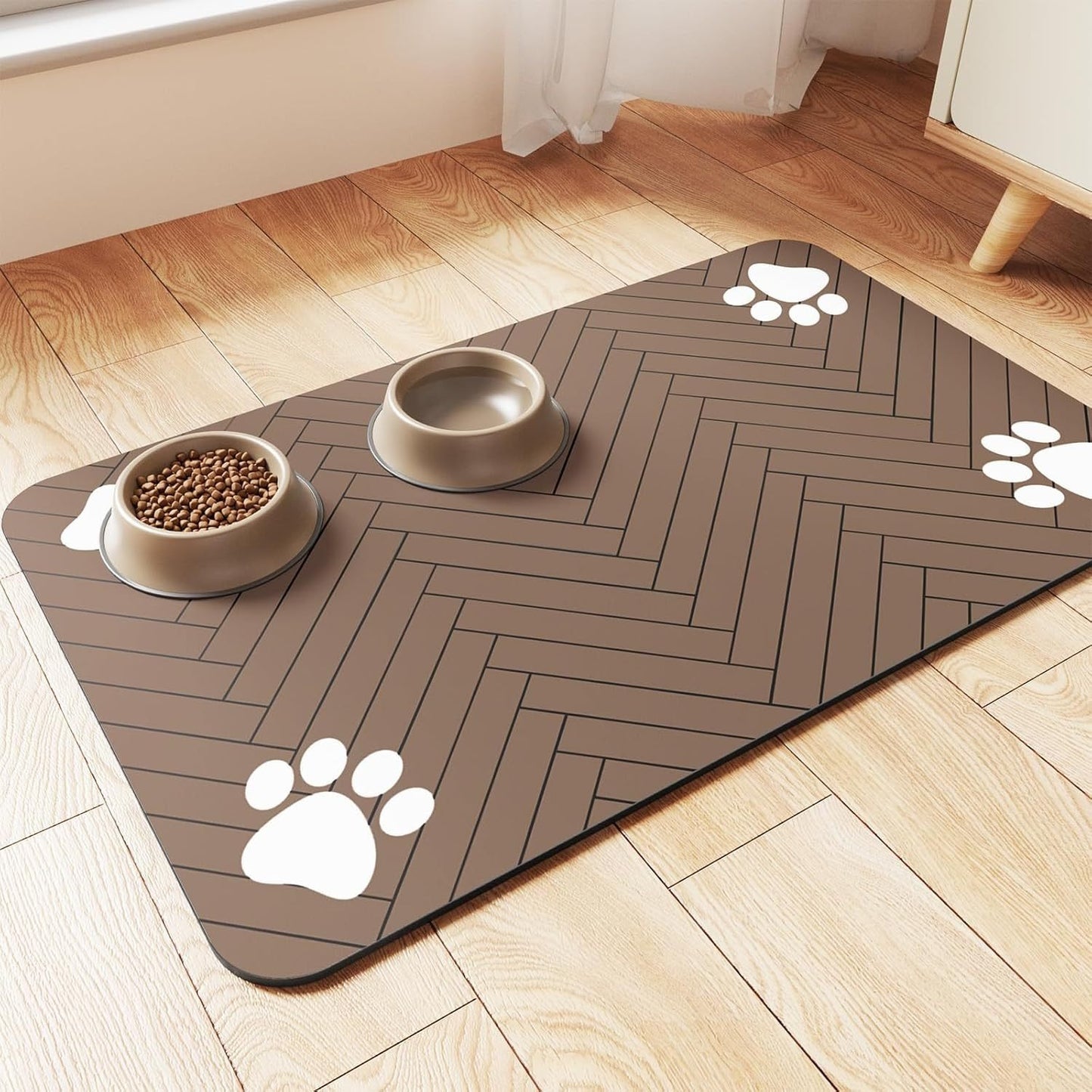 Quick-Drying Pet Floor Mat for Feeding or Wet Paws - My Store