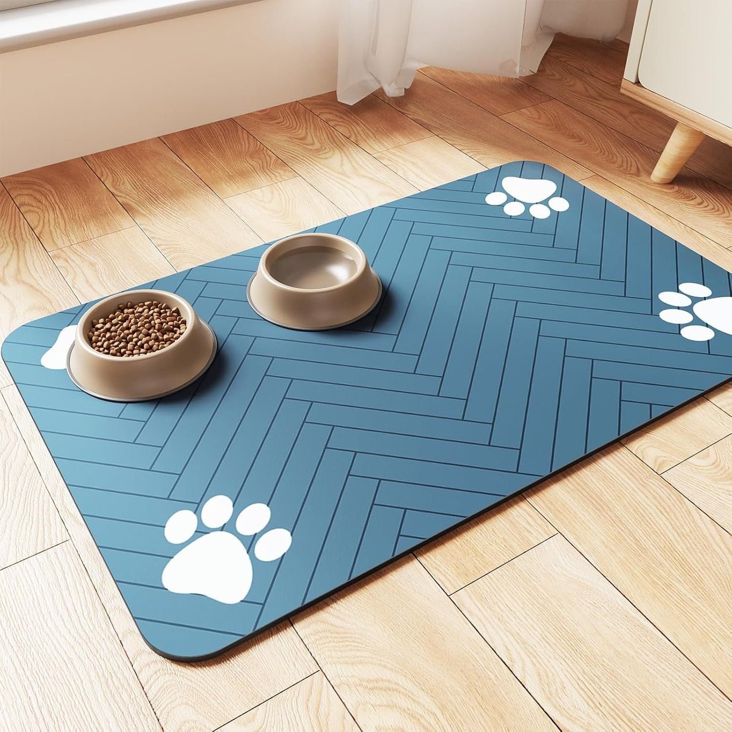 Quick-Drying Pet Floor Mat for Feeding or Wet Paws - My Store